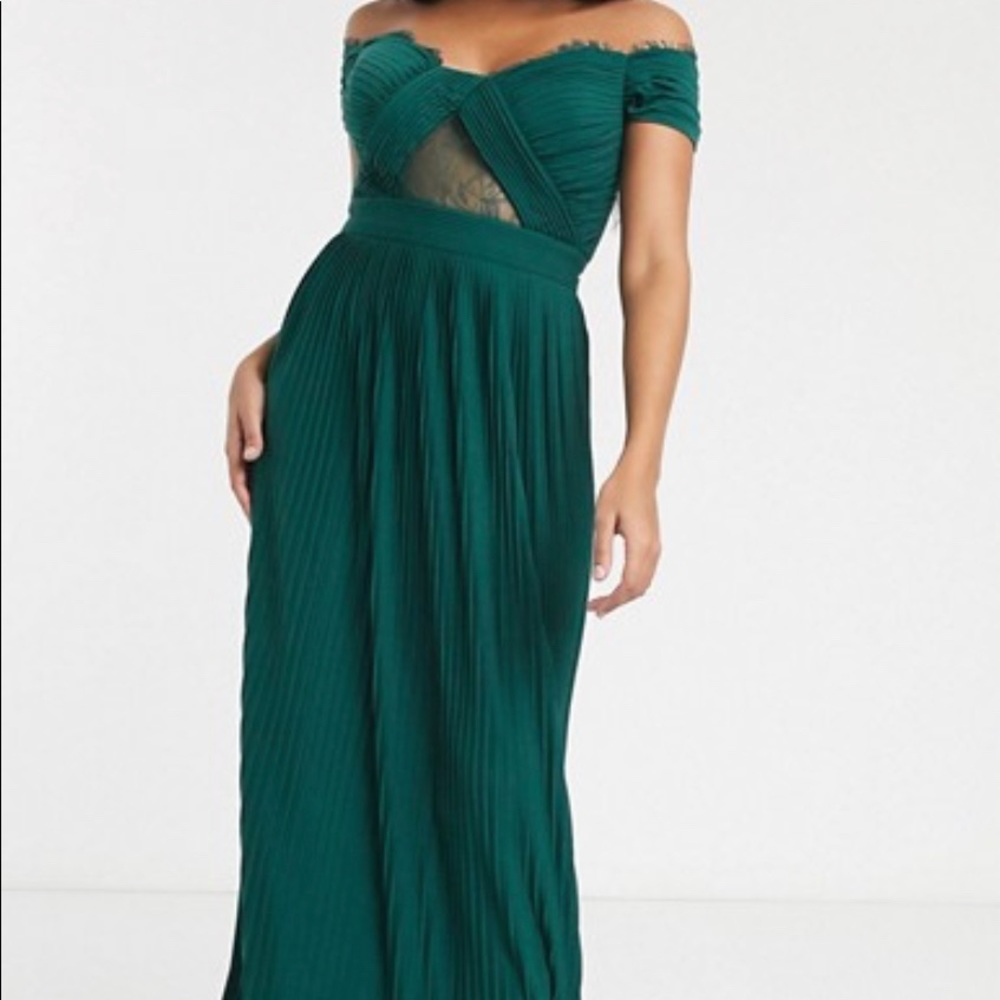 ASOS Design Bardot Maxi Dress